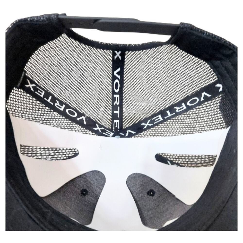 Vortex Black Mesh Snapback Hat Cap Mountain Logo … - image 4